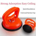 Suction Cup Lifter Ceiling Aluminum Buckle Strong Disassembly Toilet Glass Integrated Ceiling Disassembly Special Tool. 