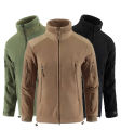 Men's Warm Winter Special Softshell Hiking Fleece Tactical Jacket. 