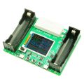 18650 Lithium Battery Capacity Tester 1.77inch Display Internal Resistance Measurement Module Type-C Interface with Battery Capacity Division and Running Cycle Function. 