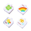 1/4Pcs Mini Square Portable Sauce Bottle Bento Salad Dressing Ketchup Sub-Bottling Plastic Seasoning Sauce Boxes. 