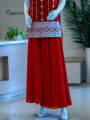 Designer Kurtha & Sarara set with Matching Swal. 