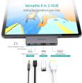 CHOETECH  4 In 1 USB-C to HDMI Multi Port Adapter HUB-M13 With 6 Month Warranty. 