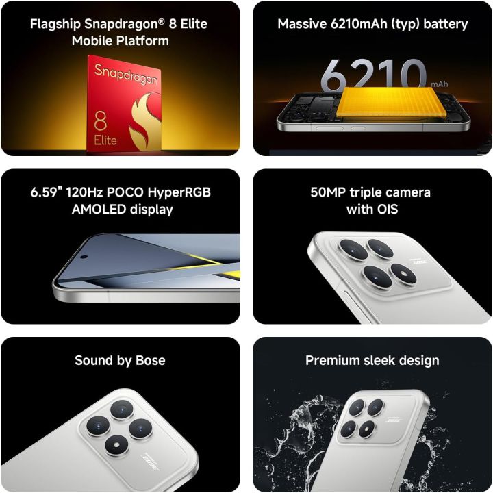 POCO%20F8%20Pro%20(12/512GB)%20%7C%206.59"%20eye-care%20120Hz%20AMOLED%20display%20%7C%2050MP%20Triple%20Camera%2060mm%20Telephoto%20%7C%20Snapdragon%C3%82%C2%AE%208%20Elite%20Mobile%20Platform%20%7C%20Sound%20by%20Bose%20%7C%206210mAh%20Battery%20%7C%20100W%20HyperCharge%20-%20Image%205