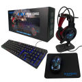 RAMKO 4 in 1 Gaming Combo(Keyboard/Mouse/Headphone/Mouse Pad). 