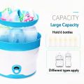 Dr Gym 6-Bottle Electric Baby Bottle Sterilizer – Fast & Hygienic Steam Sterilizing System. 