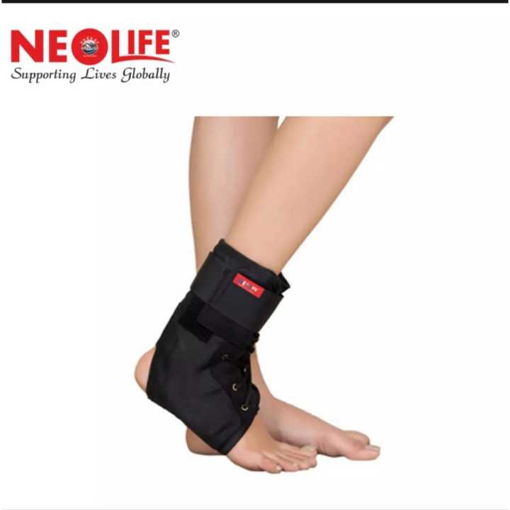 NEOLIFE Black Ankle Brace Support For Ankle Immobilization