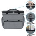 1 Pcs Grey Sewing Machine Accessories Storage Container Bag. 
