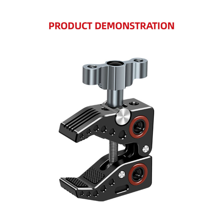 3/8%20Inch%20Clamp%20Monitor%20Alloy%20C%201/4%20Inch%20Camera%20Inch%20Clamp%20Led%20Aluminum%20Clamp%20with%20Monitor%20Super%20Screw%20-%20Image%202