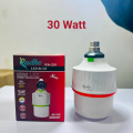 Rechargeable Emergency LED Bulb 15W / 30W | Power Backup Light | Auto ON During Load Shedding | Bright White. 