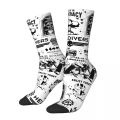 Cool Helldivers Full Sports Socks Polyester Crew Socks for Women Men. 