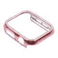 Qubix Metal Diamond Protective Watch Case For Apple Watch Series 6 SE 5 4 40mm. 