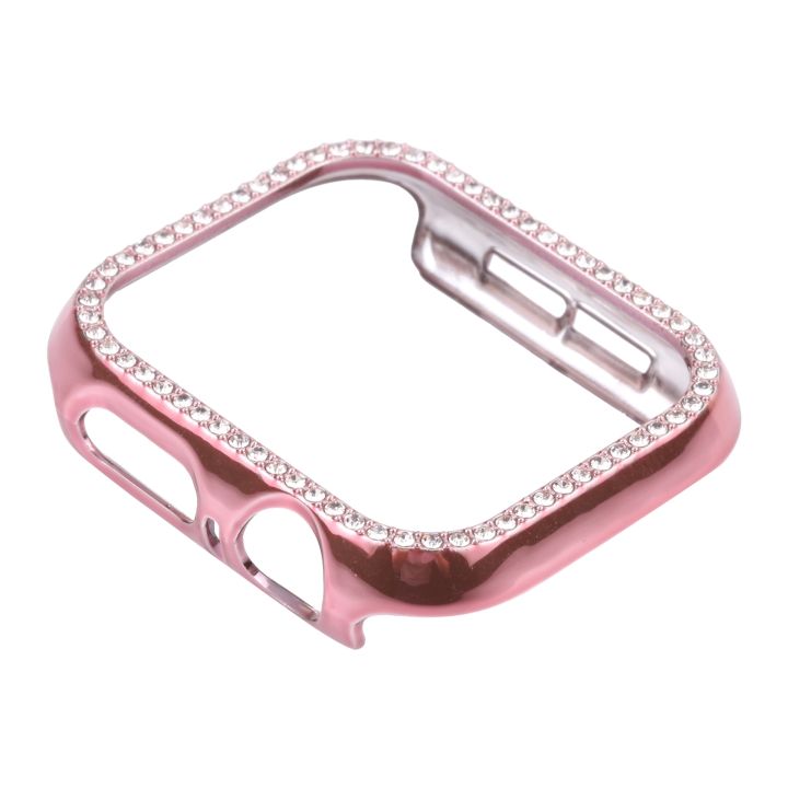Qubix%20Metal%20Diamond%20Protective%20Watch%20Case%20For%20Apple%20Watch%20Series%206%20SE%205%204%2040mm%20-%20Image%203