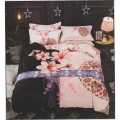 Jeans Cotton Bed Sheet With 2 Pillow Cover And 1 Blanket Cover- King Size. 