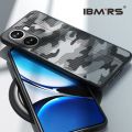 IBMRS for POCO X7 Pro Case,(Military Drop Protection)Shockproof Slim Translucent Matte Cases, Black camo. 