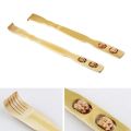 2 Pcs Bamboo Wood Back Scraper Wooden Back Scratcher, Scratching Massager, Backscratcher, Body Massage. 