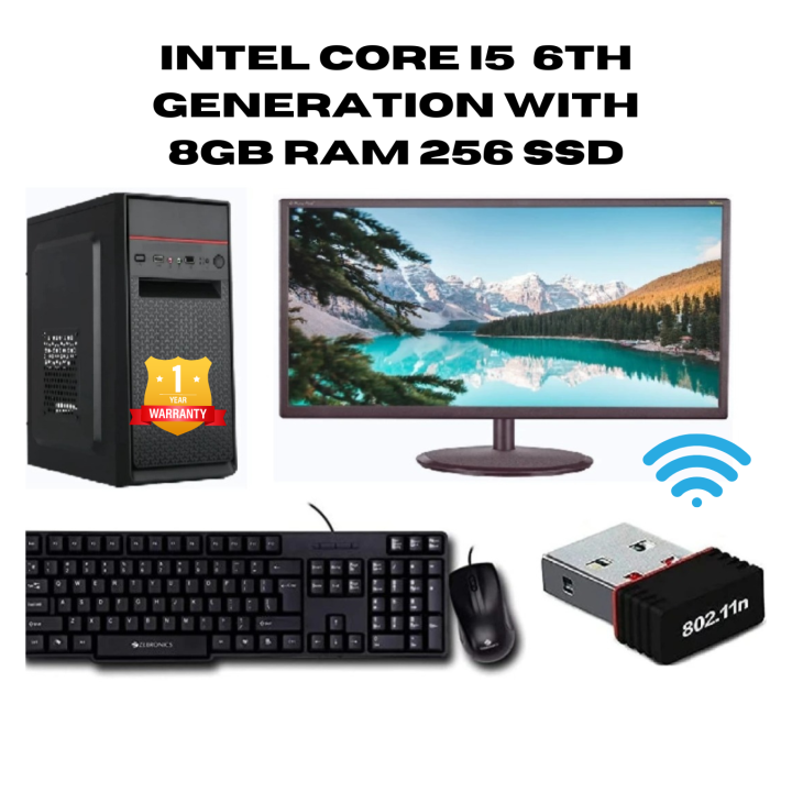 Computer%20Set%20with%20Core%20i5%206th%20Gen,%208GB%20DDR4%20RAM,%20256GB%20SSD,%20and%2019-inch%20Monitor%20-%20Image%204