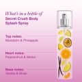 Layer Wottagirl Secret Crush Fragrant Body Splash - 135 ml. 
