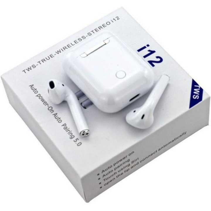 I12 Tws True Wireless Touch Control Bluetooth 5.0 Earphones (Android/Ios)
