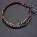 1Set Rainbow Colorful Color String for Acoustic Guitar & 1x CAPO Capo Clamp Trigger Alloy for Low Folk Acoustic Guitar. 