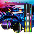 RGB Pickup Ambient Car Music Light | SHED Computer Background Light Rhythm Light RGB Desktop Decor Sensor Audio Music Sync LED Atmosphere Light Car Atmosphere Lamp. 