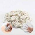 40pcs/lot Disposable Natural Rubber Finger Gloves Non-slip Latex Fingertip Protectors Nail Art Tattoo Gloves. 