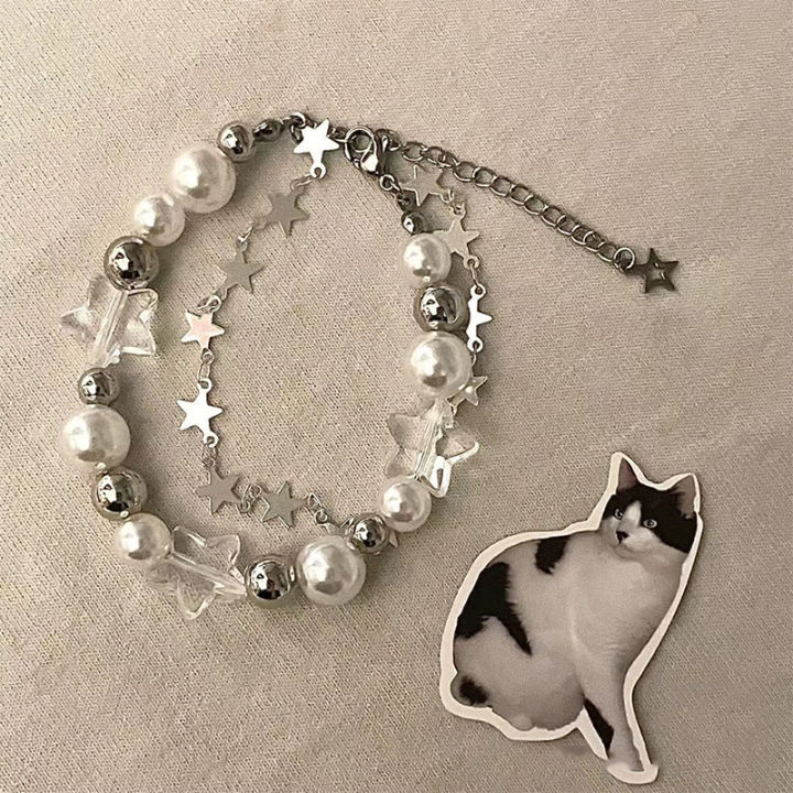 Star%20Bracelet%20Girl%20Pentagram%20Pearl%20Beaded%20Bangle%20For%20Women%20Vintage%20Bracelet%20MNP%20-%20Image%207