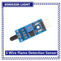 10PCS IR Infrared 3 Wire Flame Detection Sensor Module IR Flame Sensor Module Detector Smartsense For Arduino. 