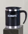 Always Durable Stainless Steel Vacuum Insulated Office Mug with Lid Portable for Camping & Hot Drinks Travel Mug 400ML. 