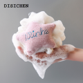 DISICHEN 2025 New Soft Sponge Bath Ball Shower Rub Bath Shower Wash Body Pot Sponge Scrubber Star Shape Healthy Massage Brush. 