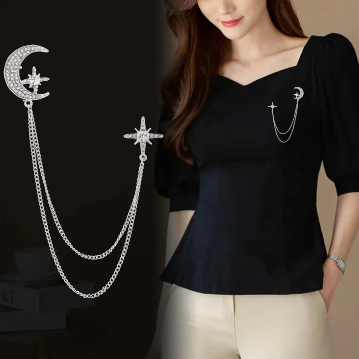 Korean%20Fashion%20Moon%20&%20Star%20Brooch%20Set%20for%20Couples%20%E2%80%93%20Elegant%20Rhinestone%20Starry%20Brooch%20with%20Chain%20Tassels,%20Celestial%20Pin%20Jewelry%20Accessories%20for%20Women%20&%20Men,%20Stylish%20Matching%20Lapel%20&%20Outfit%20Brooch%20-%20Image%202
