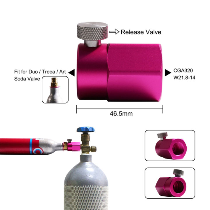 CGA320%20Soda%20Cylinder%20QUICK%20Adapter%20Valve%20Inflation%20Regulating%20Valve%20for%20DUO/TERRA/ART//Crystal%203.0%20Replacement%20Parts%201%20PCS%20-%20Image%202