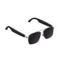 Smart Bluetooth Audio Sunglasses – New Black | Voice Assistant, Open-Ear Speakers, UV Protection, Hands-Free Control Glasses - Ojustore. 