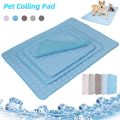 Comfortable Ice Silk Pet Cooling Mat Water Absorption Car Cat Sleeping Pad Keep Cooling Safe Material Dog Bed Summer. 