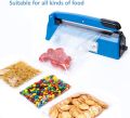 Impulse Sealer, Metal Fs 200 Portable Manual Plastic, Poly, Pe Bag Heat Sealing Machine. 