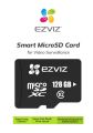 EZVIZ Memory Card 128 GB For Surveillance. 