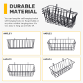 3 Pcs Wire Baskets,Wall Grid Panel Hanging Wire Basket,Wall Storage and Display Basket for Cabinet & Pantry Organization. 