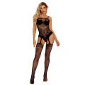 Women Mesh Fishnet Full Body Stocking Lingerie. 