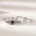 Durable Angel & Demon Couple ring Detailed Stylish Unique Fashion trend index finger ring Adjustable Fashionable Male & female pair for Fashion accessories Couple jewelry Party wear Gift for loved. 