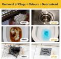 Use Clog Remover Powder Toilet Jam Opener Basin Clogged Cleaning Sink & Bathroom Cleaner Jam Opening Powder Clog Remover 260 Gram. 