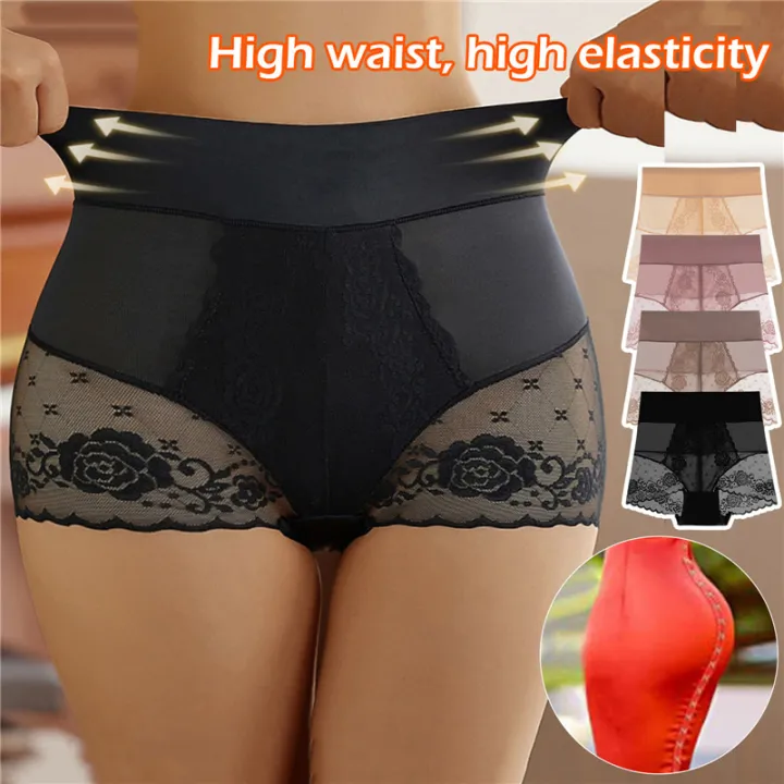Special%20Offer%20Women%20Mid%20Waist%20Control%20Panties%20Seamless%20Shapewear%20Briefs%20With%20Lace%20Slimming%20Shorts%20Flat%20Belly%20Shaping%20Postpartum%20Underwear%20-%20Image%204