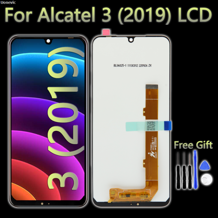 Uonevic 2019) Ercatel 3 (pcs for Alka-19) 5 Te-3 (20k screen replacement Hot Selling for Alka 053Y mobile phone LCD monitor set