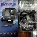 Smile 5k Action Camera HD With External Mic And Extra Battery. 