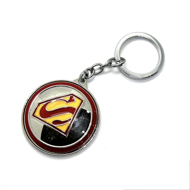 Superman Keyring Rotating Superman Logo Mettalic Keyring | Daraz.com.np