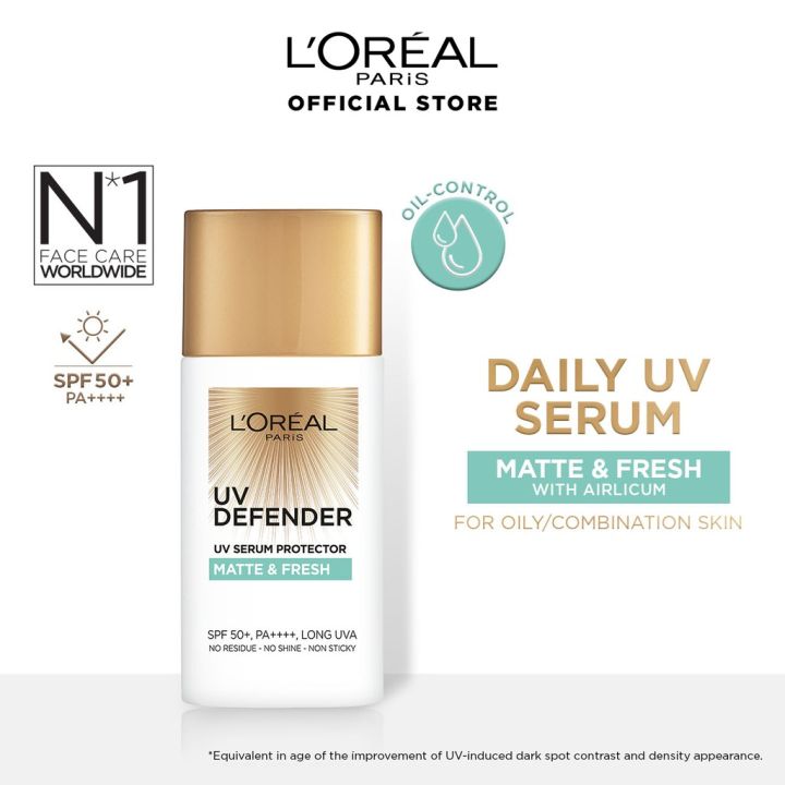 L%E2%80%99Or%C3%A9al%20Paris%20UV%20Defender%20Serum%20Protector%20Sunscreen%20SPF%2050%20PA+++%20(Matte%20&%20Fresh)%20-%2050%20ml%20-%20Image%206