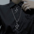 【Innovative designs】Ins Women's Trendy Dark Snake Tuku Tie Street Fashion Personality Accessories Hip-Hop Jewelry. 