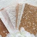 RHS Online 10PCS A6 Size Specialty Paper Textured Paper Mesh Material Papers DIY Junk Journal Journaling Planner Diary Crafts Scrapbooking. 