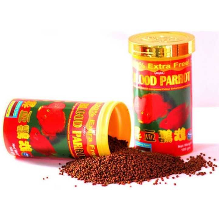 Akira Blood Parrot 100gm(8pieces) each 100gm from animal feed center