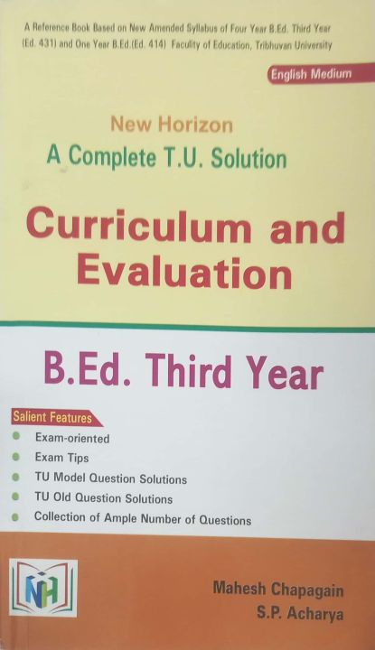 Curriculum and Evaluation  B.Ed Third Year (2080/81) Hpdc-11238