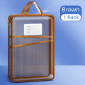 Portable Multi Layer Mesh Document Bag Simple Design Transparent Study Material Storage Bag Large Capacity File Organizer for Student Use. 