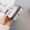 Compatible with iPhone14plus phone case magsafe magnetic plating 12 transparent apple 13 Pro full package soft shell. 